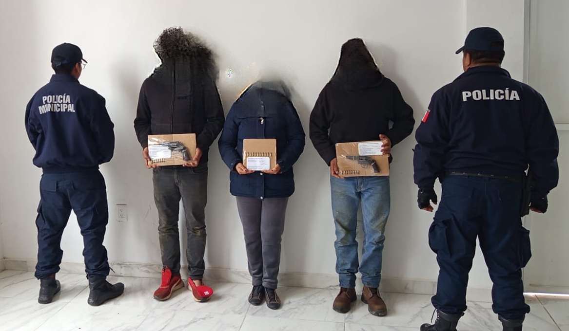 Asegura Policía de Tlaltelulco a tres presuntos ladrones de casa-habitación